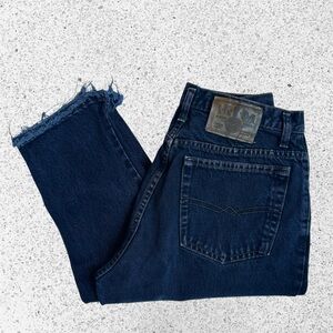 Vintage 90s Ikeda 31x32 Denim Jeans High Rise Black